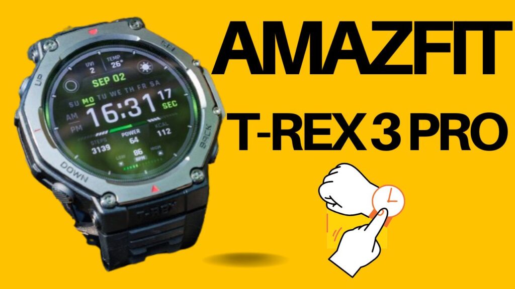 Amazfit T-Rex 3 Pro Launched in India: Rugged Smartwatch for Adventurers